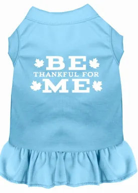 Be Thankful For Me Screen Print Dress Baby Blue Xl (16)
