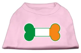 Bone Flag Ireland Screen Print Shirt Light Pink  XS (8)