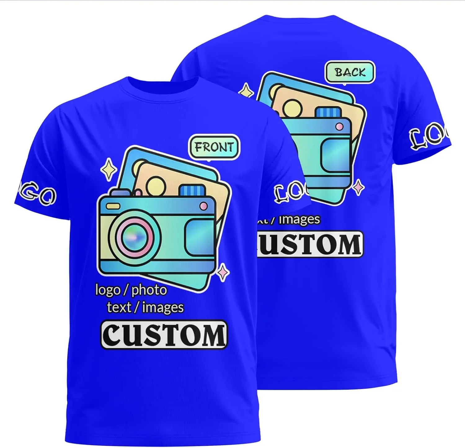 Custom T Shirts with Your Text Photo Logo Personalized T Shirts Custom Shirts Design Your Own Customized T Shirts