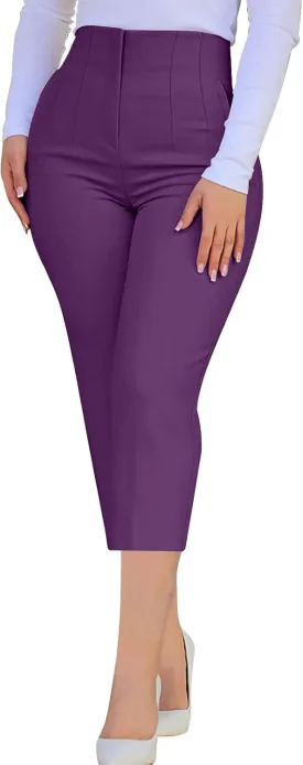 Dress Pants Women Work Pants Business Casual Trousers Pants Slacks for Women High Waisted Office Pants Work Trousers