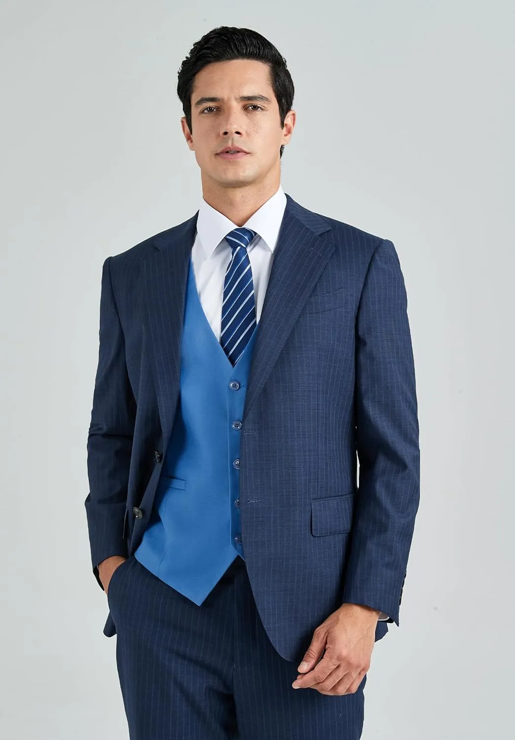 Enlision Men's Suit Vest Business Formal Dress Waistcoat Solid Color Vest for Suit or Tuxedo