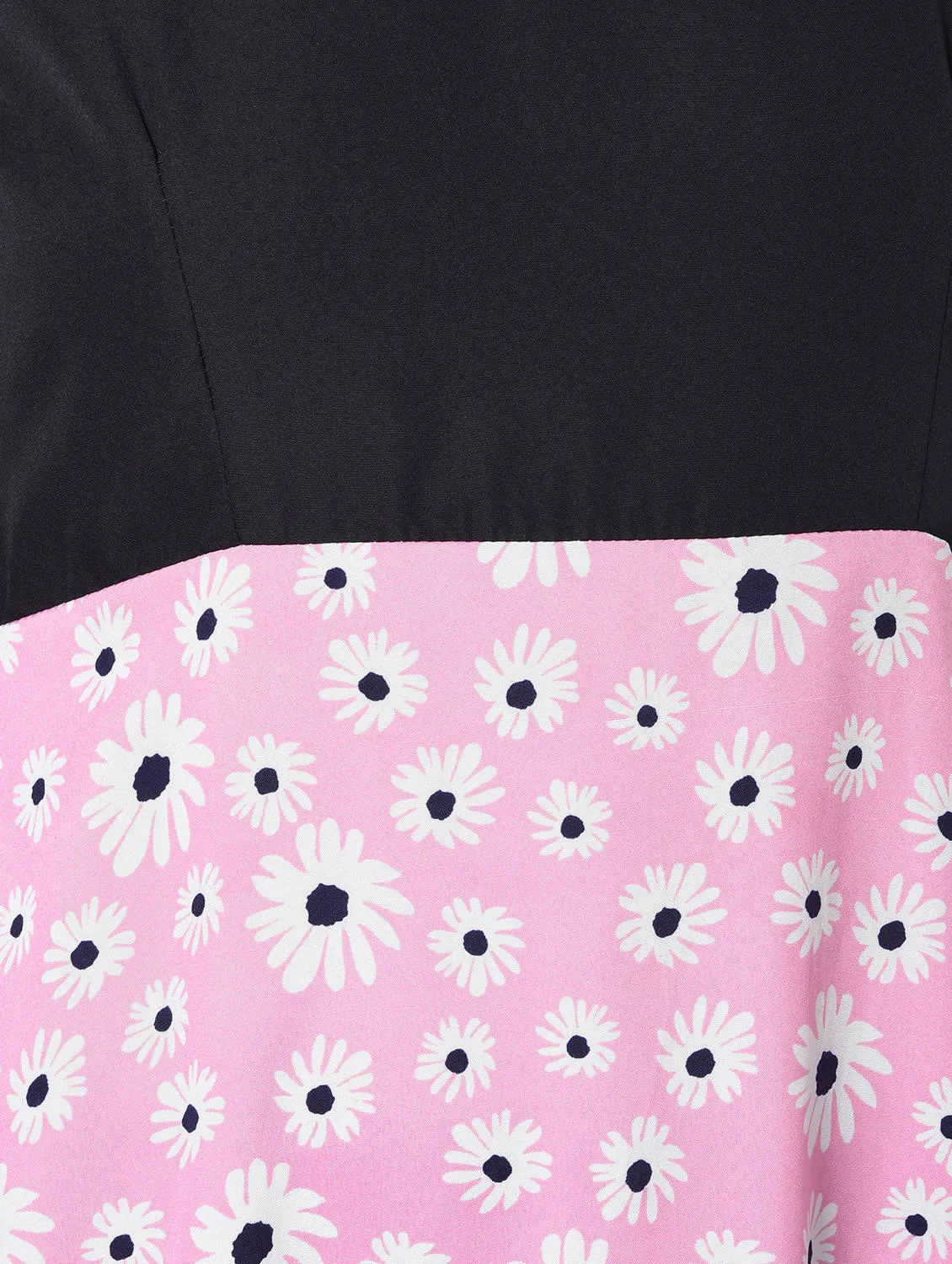 Floral pink long maxi dress