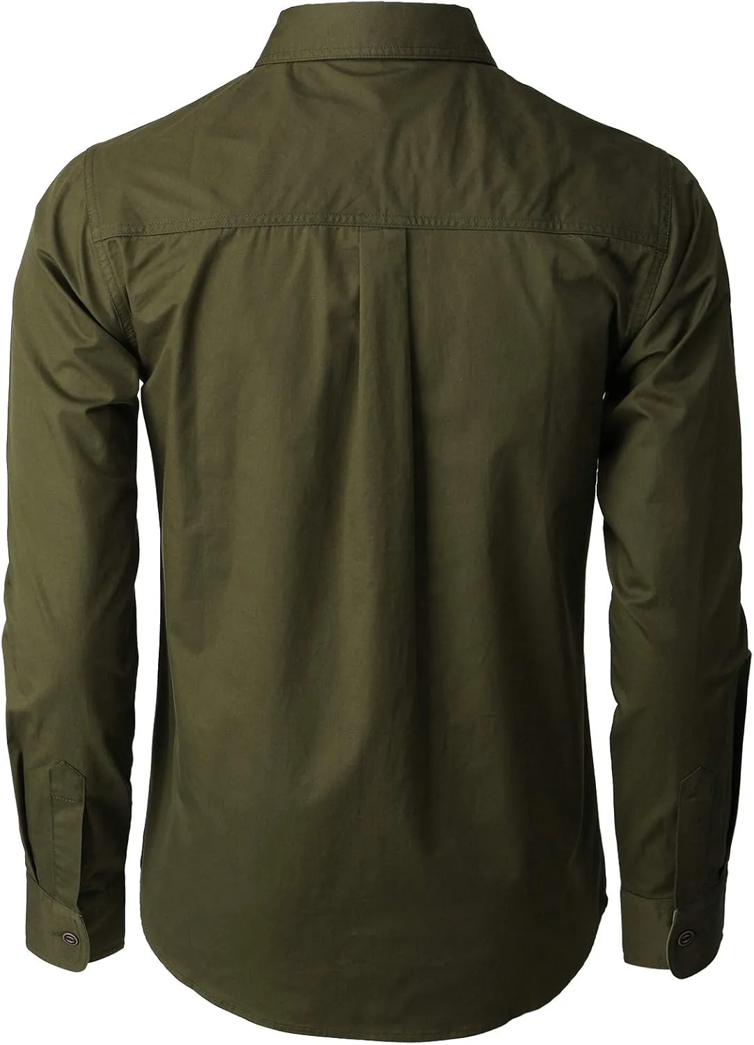 H2H Men's Casual Shirt Long Sleeve Classic Woven Shirt Thermal Shirt