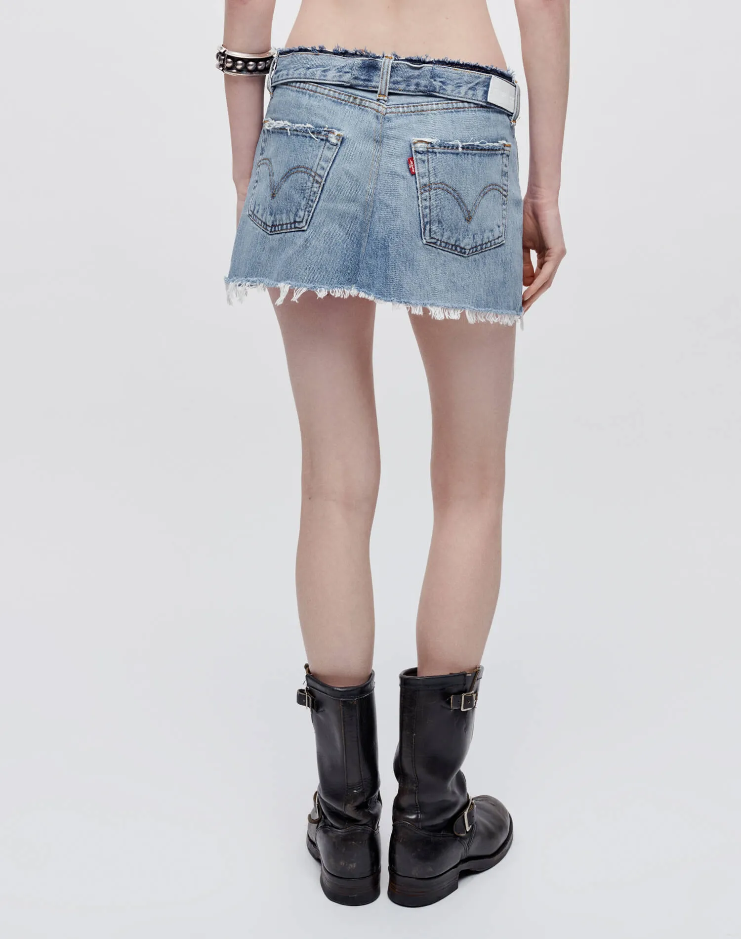 Levi's Raw Waist Mini Skirt
