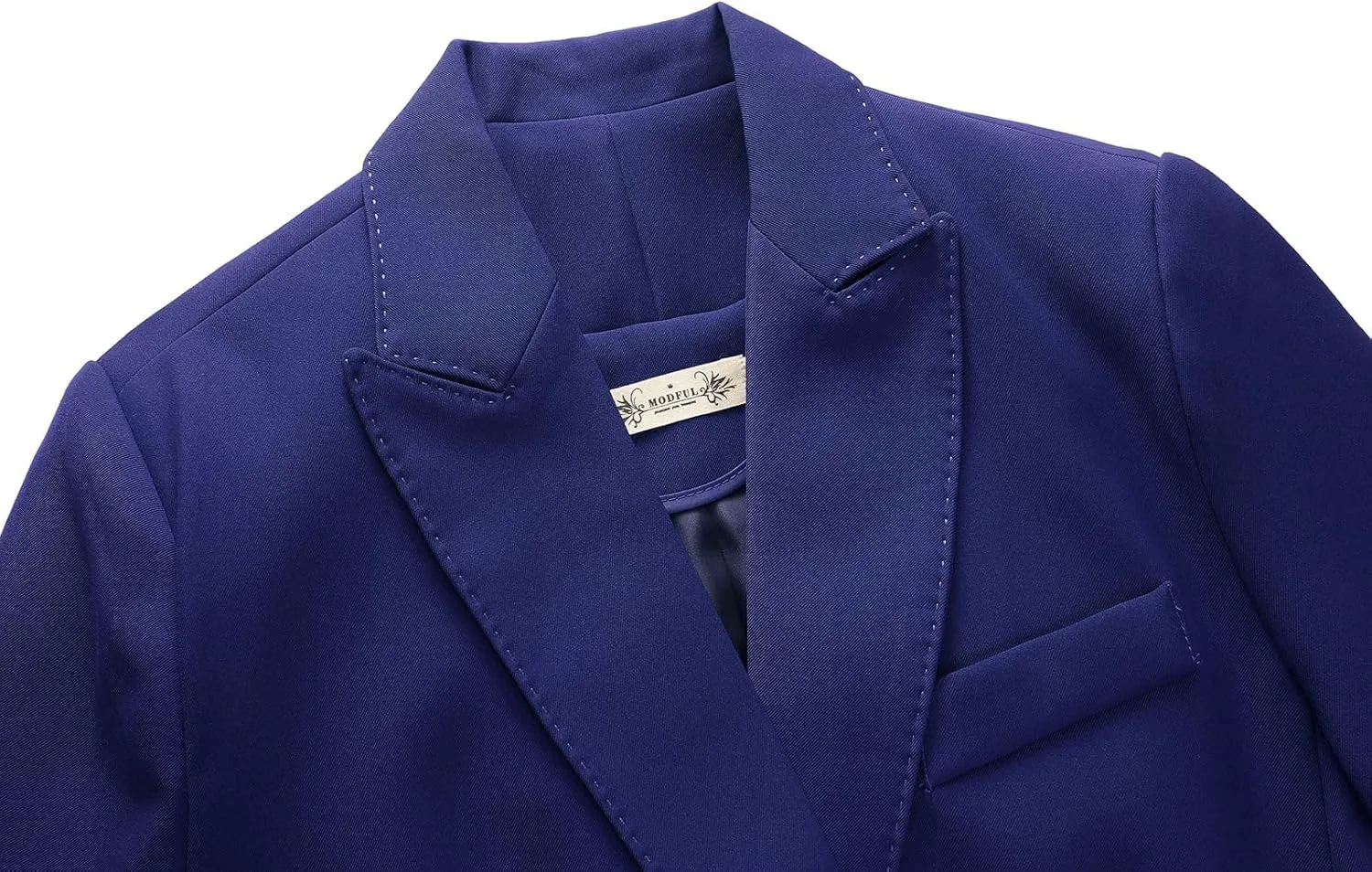 MODFUL Pant Suits for Women Business Suit Set 2 Piece Slim Fit Blazer Jacket One Button Formal Suit